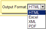 Output format selection