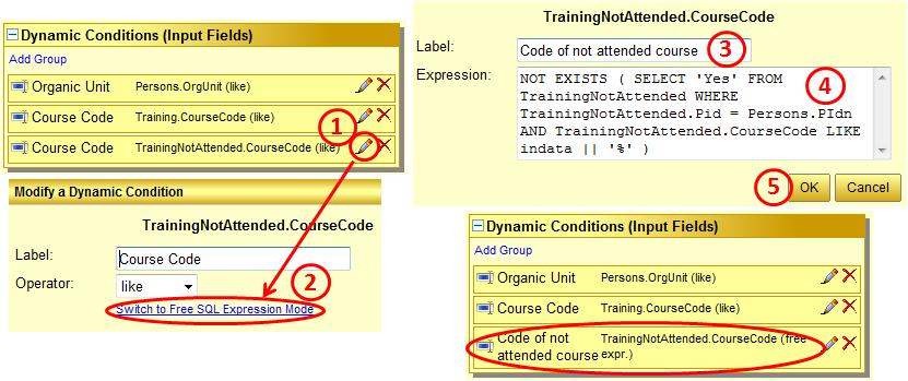 Free SQL Dynamic Condition