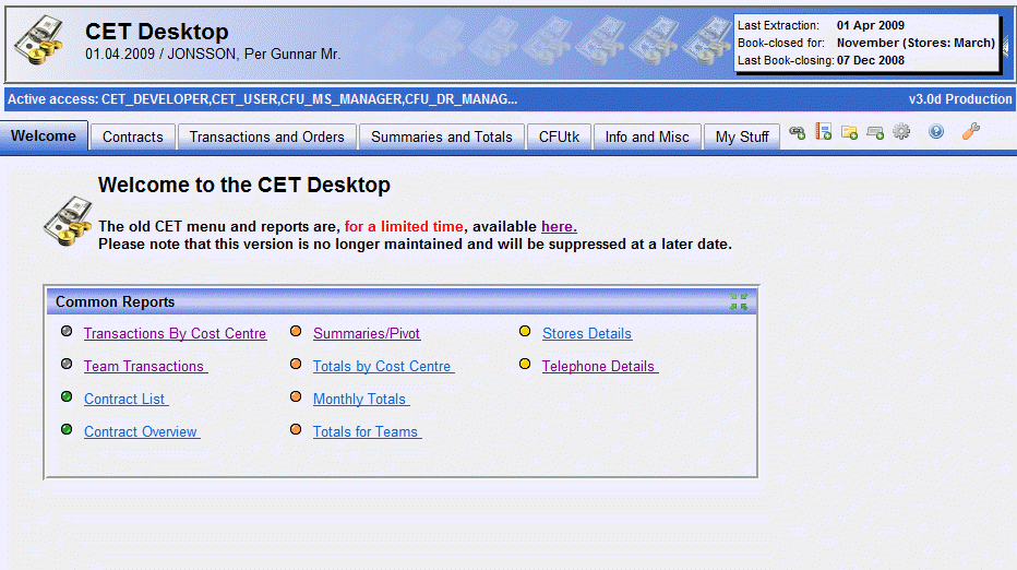 CET Desktop